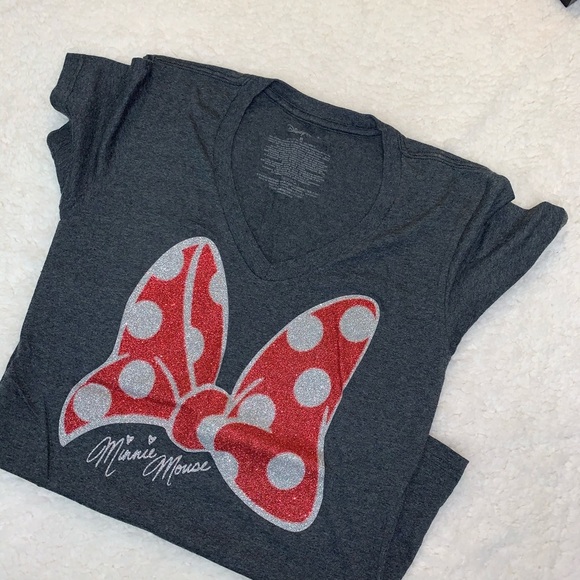 AUTHENTIC DISNEY Ladies Minnie Mouse T Shirt - Picture 1 of 4